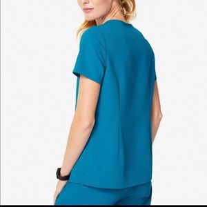 FIGS Alps Blue Catarina One-Pocket Scrub Top